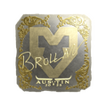 Sticker | Brollan (Gold) | Austin 2025 image 120x120