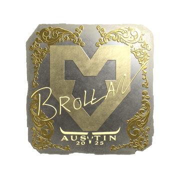 Sticker | Brollan (Gold) | Austin 2025 image 360x360