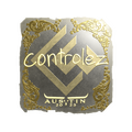 Sticker | controlez (Gold) | Austin 2025 image 120x120