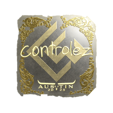 Sticker | controlez (Gold) | Austin 2025 image 360x360