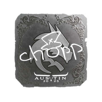 Sticker | chopper (Foil) | Austin 2025 image 360x360