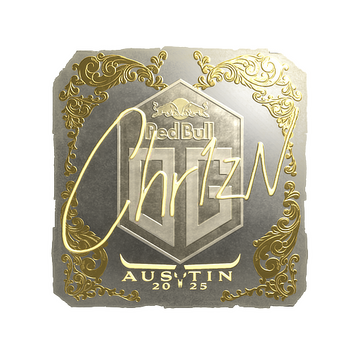 Sticker | Chr1zN (Gold) | Austin 2025 image 360x360
