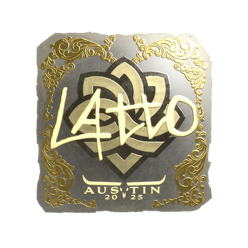 Sticker | latto (Gold) | Austin 2025 image 360x360