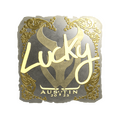 Sticker | Lucky (Gold) | Austin 2025 image 120x120