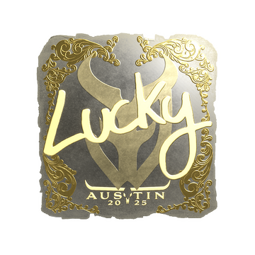 Sticker | Lucky (Gold) | Austin 2025 image 360x360