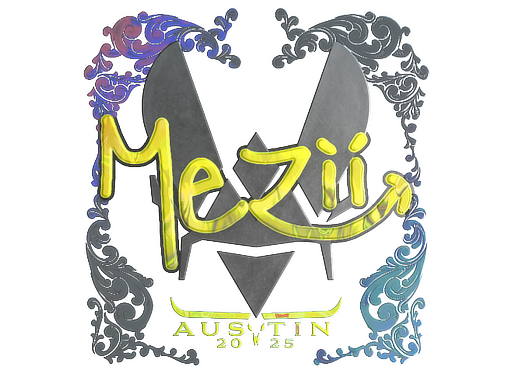 스티커 | mezii (Holo) | Austin 2025