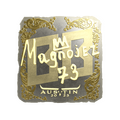 Sticker | Magnojez (Gold) | Austin 2025 image 120x120