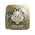 Sticker | malbsMd (Gold) | Austin 2025 image 120x120