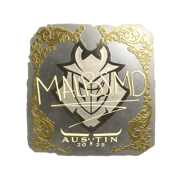 Sticker | malbsMd (Gold) | Austin 2025 image 360x360