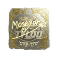 Sticker | Moseyuh (Gold) | Austin 2025 image 120x120