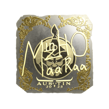 Sticker | mzinho (Gold) | Austin 2025 image 360x360