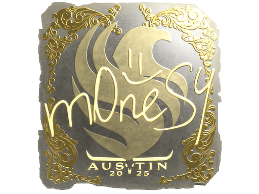 스티커 | m0NESY (Gold) | Austin 2025
