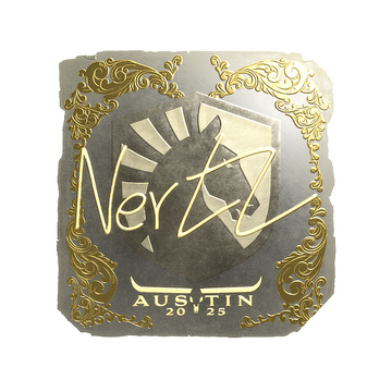 Sticker | NertZ (Gold) | Austin 2025 image 360x360