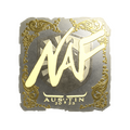 Sticker | NAF (Gold) | Austin 2025 image 120x120