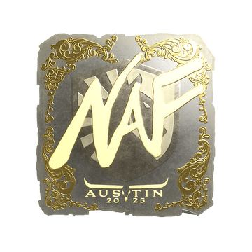 Sticker | NAF (Gold) | Austin 2025 image 360x360