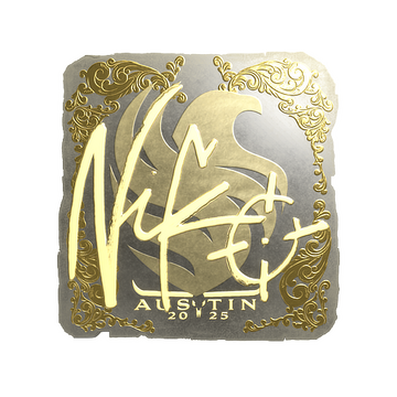 Sticker | NiKo (Gold) | Austin 2025 image 360x360