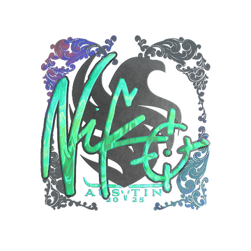 Sticker | NiKo (Holo) | Austin 2025 image 360x360