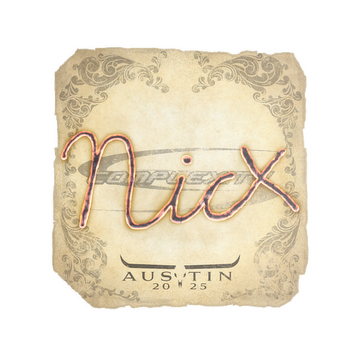 Sticker | nicx | Austin 2025 image 360x360