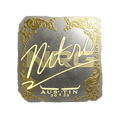 Sticker | nitr0 (Gold) | Austin 2025 image 120x120
