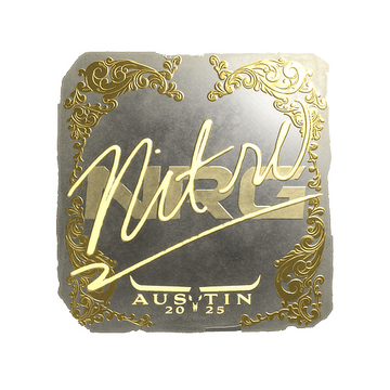 Sticker | nitr0 (Gold) | Austin 2025 image 360x360