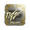 Sticker | NQZ (Gold) | Austin 2025 image 120x120