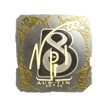 Sticker | npl (Gold) | Austin 2025 image 360x360