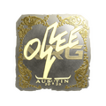 Sticker | oSee (Gold) | Austin 2025 image 120x120