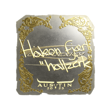 Sticker | hallzerk (Gold) | Austin 2025 image 360x360