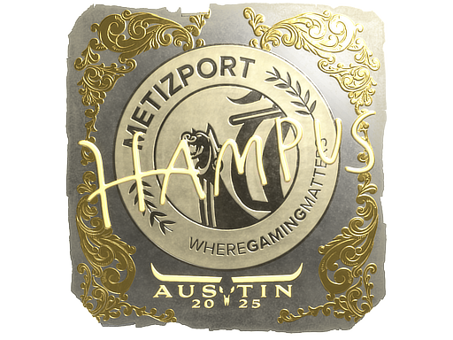스티커 | hampus (Gold) | Austin 2025