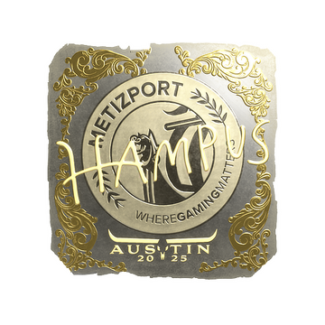 Sticker | hampus (Gold) | Austin 2025 image 360x360