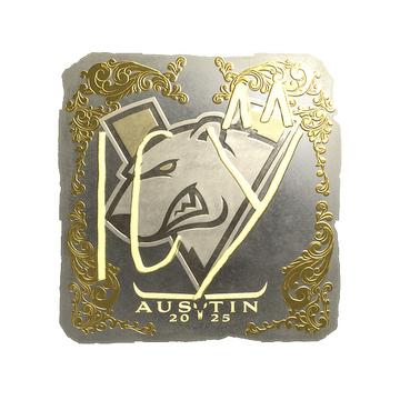 Sticker | ICY (Gold) | Austin 2025 image 360x360