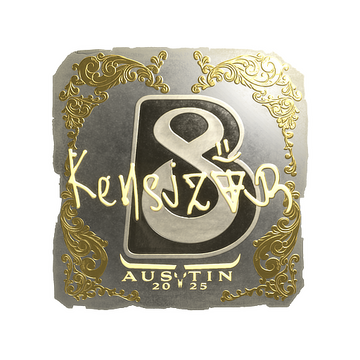Sticker | kensizor (Gold) | Austin 2025 image 360x360