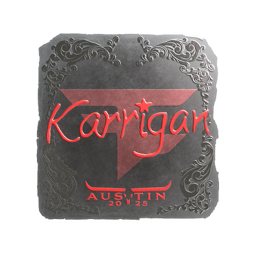 Sticker | karrigan (Foil) | Austin 2025 image 360x360