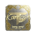 Sticker | karrigan (Gold) | Austin 2025 image 120x120