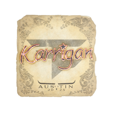 Sticker | karrigan | Austin 2025 image 360x360