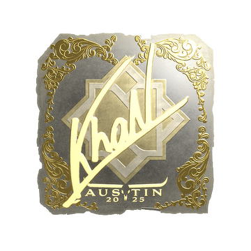 Sticker | khaN (Gold) | Austin 2025 image 360x360