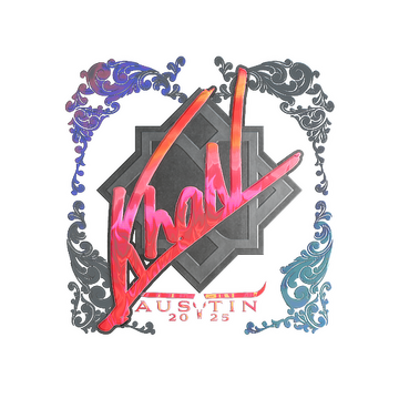 Sticker | khaN (Holo) | Austin 2025 image 360x360