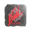 Sticker | khaN (Foil) | Austin 2025 image 120x120