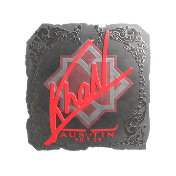 Sticker | khaN (Foil) | Austin 2025 image 360x360