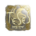 Sticker | TeSeS (Gold) | Austin 2025 image 120x120