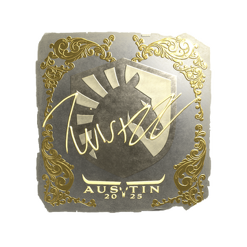 Sticker | Twistzz (Gold) | Austin 2025 image 360x360