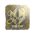 Sticker | TRY (Gold) | Austin 2025 image 120x120