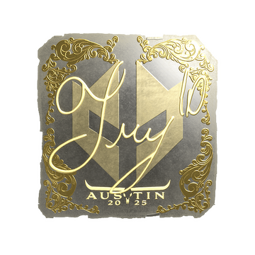 Sticker | TRY (Gold) | Austin 2025 image 360x360