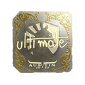 Sticker | ultimate (Gold) | Austin 2025 image 120x120