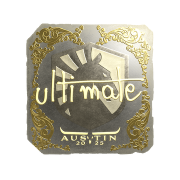 Sticker | ultimate (Gold) | Austin 2025 image 360x360