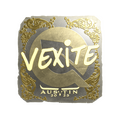 Sticker | vexite (Gold) | Austin 2025 image 120x120
