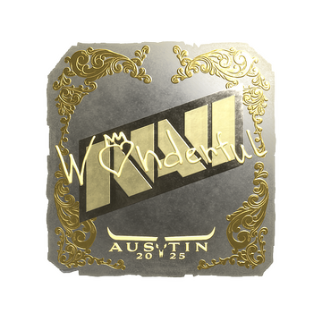 Sticker | w0nderful (Gold) | Austin 2025 image 360x360