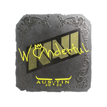 Sticker | w0nderful (Foil) | Austin 2025 image 360x360