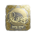 Sticker | regali (Gold) | Austin 2025 image 120x120