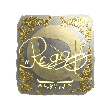 Sticker | regali (Gold) | Austin 2025 image 360x360